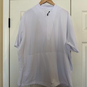 Champro Mens short sleeve half zip shirt